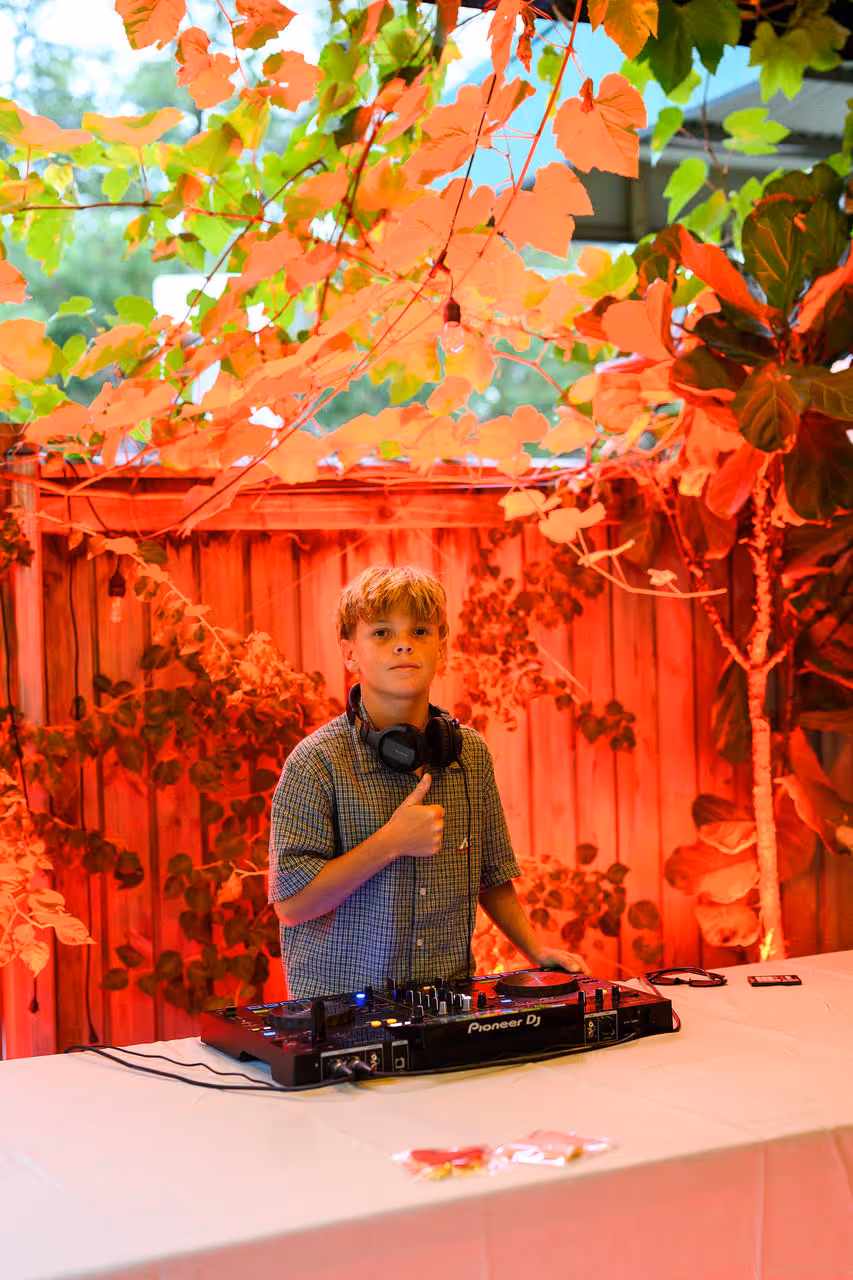 Ethan performing